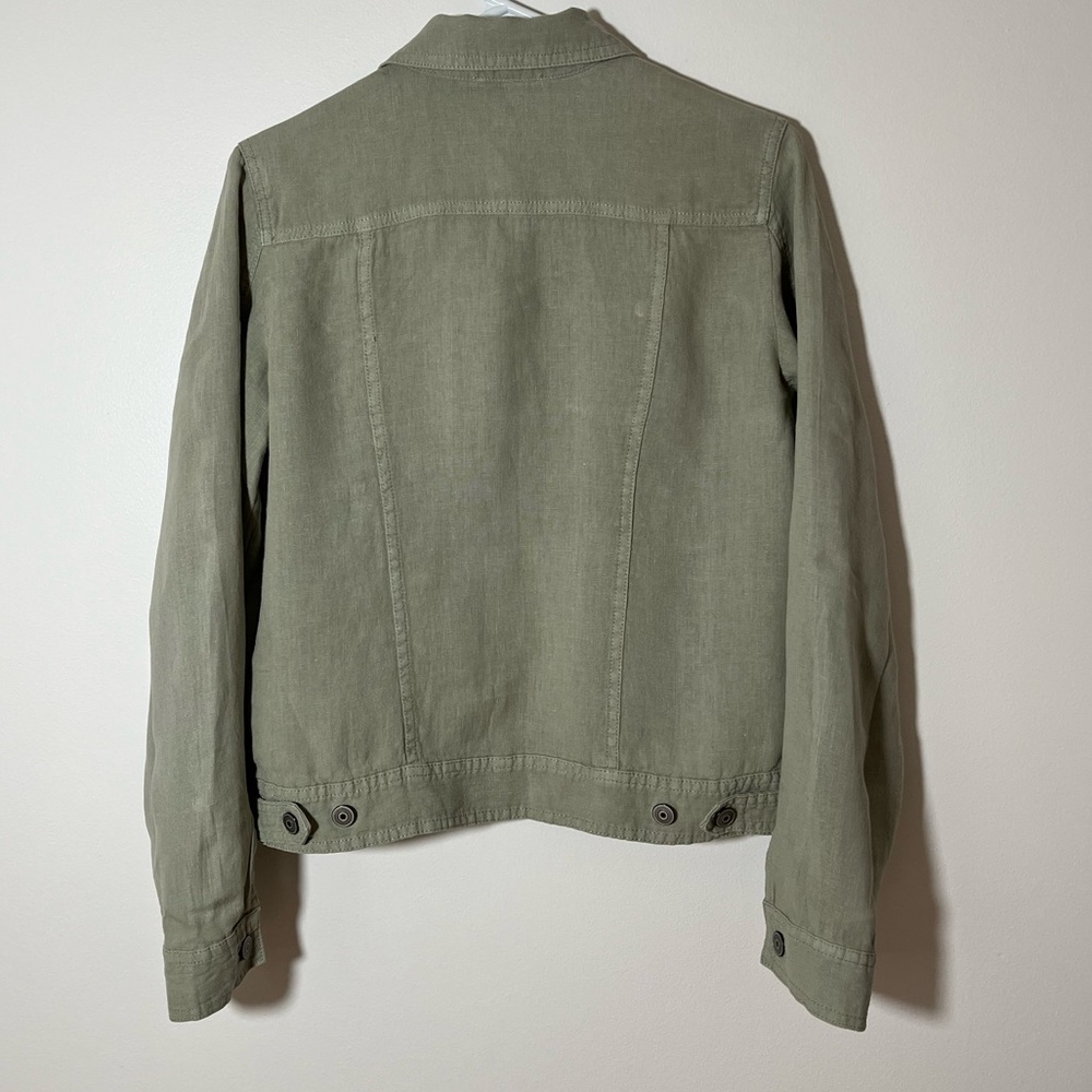 Jones New York Linen Button Down Jacket 
Size Small - Picture 2 of 6
